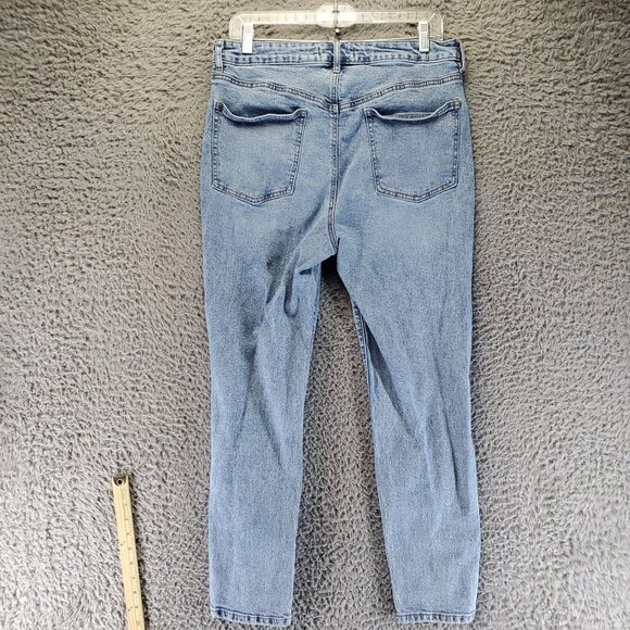 Indigo Rising Jeans Womens 13/31 Blue Stretch Denim Straight Leg - Picture 11 of 12